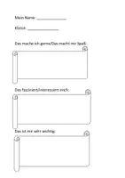 Vorschau - Arbeitsblätter - AB Selbstreflexion - Seite 3