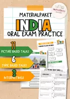 Vorschau - Arbeitsblätter - Exam Practice | Mündliche Prüfung | India | Landeskunde Indien | Quali - Deckblatt