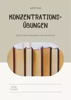 Vorschau - Aufgabenkarten - Geheft: 40 Konzentrationsübungen für jeden Tag - Seite 1