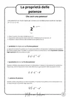 anteprima - Schede informative - Le proprietà delle potenze - Pagina di copertina