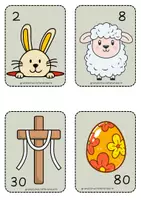 Vorschau - Bildkarten - Rechenspaziergang - Multiplikation - Ostern - Seite 2