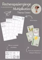 Vorschau - Bildkarten - Rechenspaziergang - Multiplikation - Ostern - Deckblatt