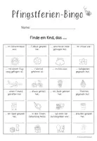 Vorschau - Arbeitsblätter - Pfingstferien - Bingo - Seite 2