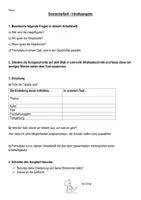Vorschau - Test - differenzierte Deutscharbeit Inhaltsangabe - Seite 1