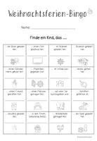 Vorschau - Arbeitsblätter - Ferien-Bingo Materialpaket (zu allen Ferien) - Seite 3