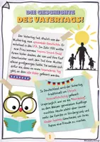 Vorschau - Arbeitsblätter - VATERTAG, Entdecken, Basteln, Feiern! - Seite 1