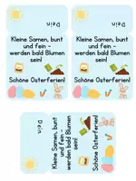 Vorschau - Anderer Materialtyp - Feriengruß Osterferien für Samen zum Sähen - Seite 2