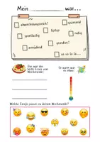 Vorschau - Arbeitsblätter - Wochenend-Tagebuch Version 1 - Seite 2
