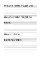 Vorschau - Arbeitsblätter - Farben - einfaches Niveau - DaZ - Seite 3