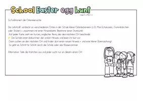 Vorschau - Arbeitsblätter - Easter Egg Hunt at School | Ostereiersuche Englisch - Seite 2