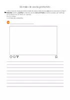 Vorschau - Arbeitsblätter - Mi estilo de moda preferido - Post Social Media - Deckblatt
