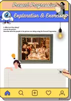 Vorschau - Arbeitsblätter - Present Progressive Explanation & Exercises - Seite 3