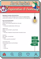 Vorschau - Arbeitsblätter - Past Perfect Explanation & Exercises - Deckblatt