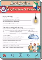 Vorschau - Arbeitsblätter - Past Perfect Explanation & Exercises - Seite 1