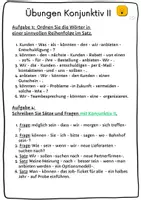 Vorschau - Arbeitsblätter - Übungen: Konjunktiv II (DTZ + DTB B1-C1) - Seite 3