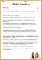 Vorschau - Arbeitsblätter - Die Stationen des deutschen Asylverfahrens - Seite 1