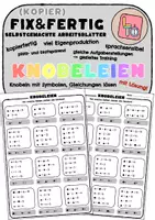 Vorschau - Arbeitsblätter - Knobeln mit Gleichungen - LTiO - Deckblatt