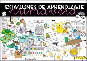 Vista previa - Unidades / Secuencias / Situaciones de Aprendizaje - ESTACIONES DE APRENDIZAJE PRIMAVERA - RINCONES - Portada