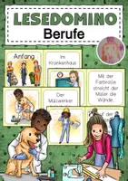 Vorschau - Spiele - Berufe Lesedomino - Deckblatt