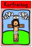 Vorschau - Stationenlernen - Karfreitag SYMBOLKARTE katholisch Karwoche Religionsunterricht FREEBIE - Seite 1