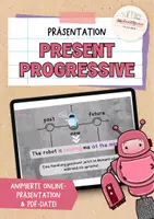 Vorschau - Präsentationen/Tafelbilder - Present Progressive | Präsentation | Grammatik - Deckblatt