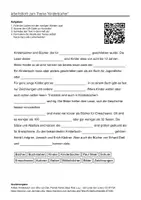 Vorschau - Arbeitsblätter - Arbeitsblätter "Kinderbücher" + Lösung & MP3 + - Deckblatt