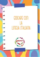 anteprima - Esercizi - Giocare con la lingua italiana - Pagina di copertina