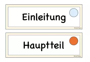 Vorschau - Poster - Tafelmaterial Bildergeschichte Aufbau - Deckblatt
