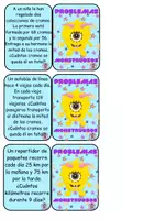 Vista previa - Juegos / Gamificación - TARJETAS DE PROBLEMAS MONSTRUOSOS - página 2