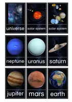 Vorschau - Bildkarten - universe/space Flashcards - Seite 1