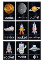 Vorschau - Bildkarten - universe/space Flashcards - Seite 2