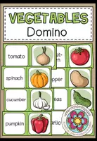 Vorschau - Spiele - Vegetables - Domino - Deckblatt