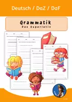 Vorschau - Arbeitsblätter - Deutsch DAZ/DAF Grammatik Superlative - Deckblatt