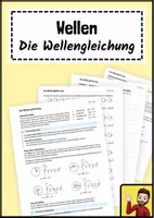 Vorschau - Arbeitsblätter - Die Wellengleichung verstehen – Von der Schwingung zur Welle - Deckblatt