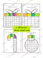 Vista previa - Hojas de trabajo - patrones | navidad | matemáticas patrones - página 1
