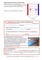 Vorschau - Unterrichtsreihen - Kursstufe Physik 4.5: Teilchen im homogenen elektrischen Feld (PDF, DOCX, Musterlösung) - Seite 1