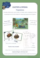 Προεπισκόπηση - Φύλλα εργασίας - Brown Owl's Spring & Easter: PREPOSITIONS - Εξώφυλλο