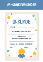 Vorschau - Poster - Teilnehmerurkunde. Urkunde für Kinder. Urkunde Teilnehmer. Zeugnis Zertifikat für alle Gelegenheiten. Kinderurkunde. Urkunde zum Zeugnis. - Deckblatt