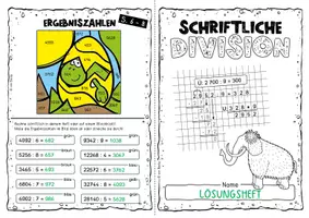 Vorschau - Arbeitsblätter - Übungsheft, Arbeitsheft zur schriftlichen Division - Seite 1