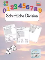 Vorschau - Arbeitsblätter - Schriftliche Division: Übungen - Deckblatt
