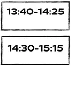 Vorschau - Präsentationen/Tafelbilder - Schulfächer / Stundenplan - mit englischer Übersetzung (editierbar) - Seite 3