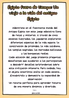 Vista previa - Juegos / Gamificación - ESCAPE ROOM Egipto fuera de tiempo - página 2