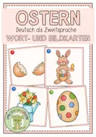 Vorschau - Fördermaterial/Inklusion - OSTERN Wort- und Bildkarten (Basiswortschatz) - Deckblatt