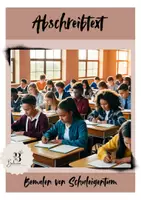 Vorschau - Arbeitsblätter - Abschreibtext Bemalen/Zerstören von Schuleigentum - Deckblatt