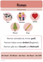 Vorschau - Poster - Merkplakat zum Thema Nomen (Hochformat) - Seite 2
