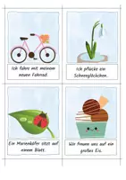 Vorschau - Arbeitsblätter - Laufdiktat Frühling Klasse 2 / 3 - Seite 2