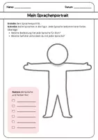 Vorschau - Arbeitsblätter - Mein Sprachenportrait - Wertschätzung im DaZ/DaF Unterricht! - Seite 2