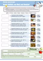 Vorschau - Arbeitsblätter - Bunte Vielfalt an Obst und Gemüse! (Verzehrempfehlungen, Garmethoden, Vorteile von rohem und gegartem Gemüse, Erstellung Speiseplan, Kreuzworträtsel) - Seite 2