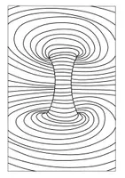 Vorschau - Mal- und Bastelvorlagen - OP-Art, optische Täuschung, Ausmalbilder, Teil 2 - Seite 2