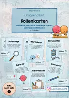 Vorschau - Bildkarten - Rollenkarten für die Gruppenarbeit - Deckblatt